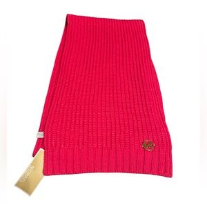 Michael Kors Knitted hot pink scarf brand new